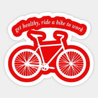 get healthy Sticker